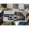 Tuned By Cesar Decal image 0